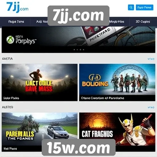Análise da oferta de jogos do site 7jj.com